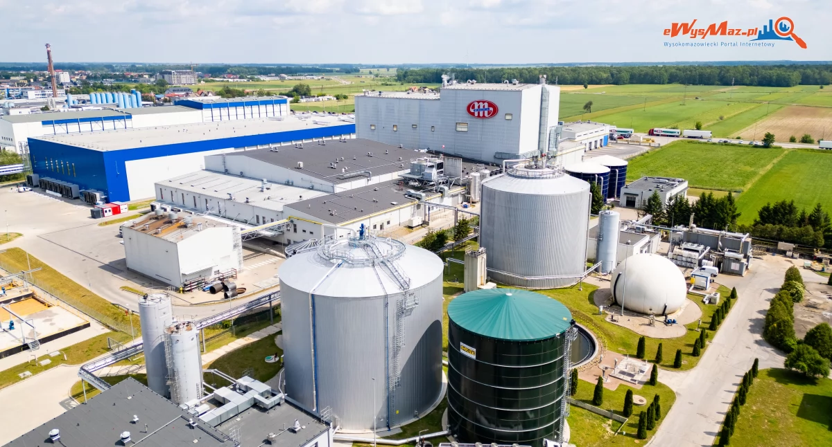 Zdjęcie: Zakład produkcyjny Grupy MLEKOVITA w Wysokiem Mazowieckiem